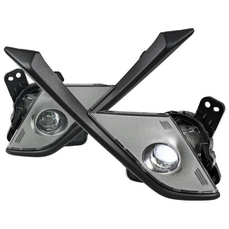Spec'D Tuning Products - Spec-D 2016-2018 Mazda CX-3 SMD LED Projector Fog Lights Kit (Chrome Housing/Clear Lens)