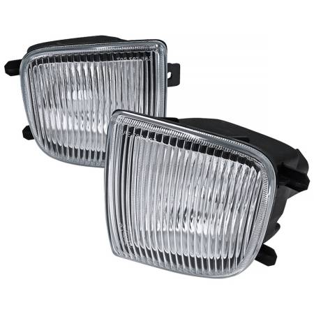 Spec'D Tuning Products - Spec-D 1999-2004 Nissan Pathfinder 2400K H3 Fog Lights Kit (Chrome Housing/Clear Lens)