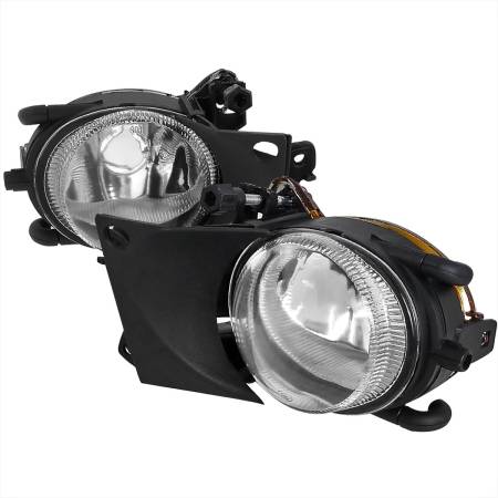 Spec'D Tuning Products - Spec-D 2001-2003 BMW E39 5 Series Fog Lights (Chrome Housing/Clear Lens)