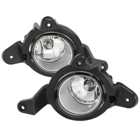 Spec'D Tuning Products - Spec-D 2018-2019 Toyota C-HR 12V/55W H11 Fog Lights Kit (Chrome Housing/Clear Lens)