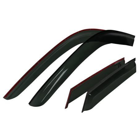 Spec'D Tuning Products - Spec-D 2002-2009 Chevrolet Trailblazer High Impact Acrylic Window Visor Set - 4PC