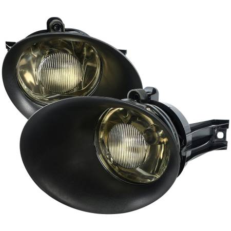 Spec'D Tuning Products - Spec-D 2002-2009 Dodge RAM 9006 Fog Lights w/ Mounting Brackets (Chrome Housing/Smoke Lens)