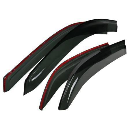 Spec'D Tuning Products - Spec-D 2009-2013 Toyota Corolla High Impact Acrylic Window Visor Set - 4PC
