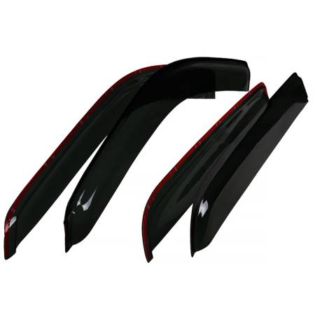 Spec'D Tuning Products - Spec-D 2002-2010 Ford Explorer/Mercury Mountaineer High Impact Acrylic Window Visor Set - 4PC