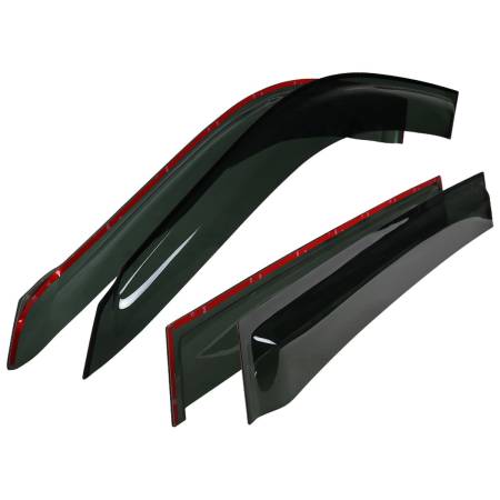 Spec'D Tuning Products - Spec-D 2001-2007 Toyota Highlander High Impact Acrylic Window Visor Set - 4PC