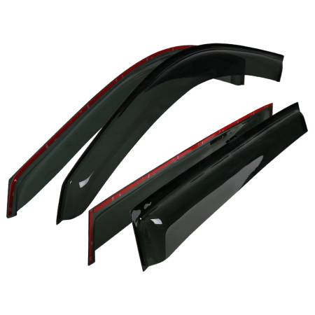 Spec'D Tuning Products - Spec-D 2008-2013 Toyota Highlander High Impact Acrylic Window Visor Set - 4PC