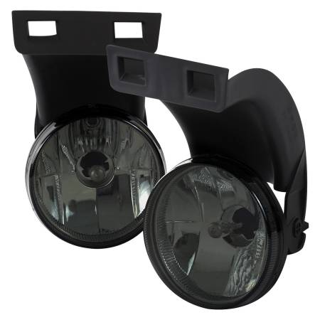 Spec'D Tuning Products - Spec-D 1994-2001 Dodge RAM 1500/2500/3500 881 Fog Lights w/ Mounting Brackets (Chrome Housing/Smoke Lens)