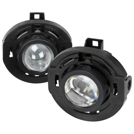 Spec'D Tuning Products - Spec-D 2011-2019 Chrysler 200/300 Dodge Challenger Jeep Grand Cherokee H11 Fog Lights (Chrome Housing/Clear Lens)