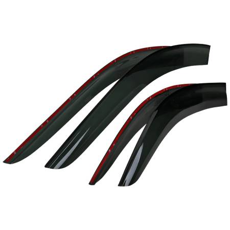 Spec'D Tuning Products - Spec-D 2002-2006 Toyota Camry High Impact Acrylic Window Visor Set - 4PC