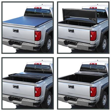 Spec'D Tuning Products - Spec-D 1993-2011 Ford Ranger Flareside/Splash 72" Short Bed Tri-Fold Tonneau Cover
