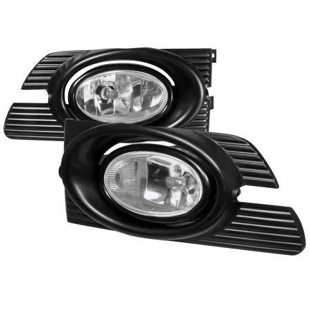 Spec'D Tuning Products - Spec-D 2001-2002 Honda Accord Sedan H11 Fog Lights Kit (Chrome Housing/Clear Lens)