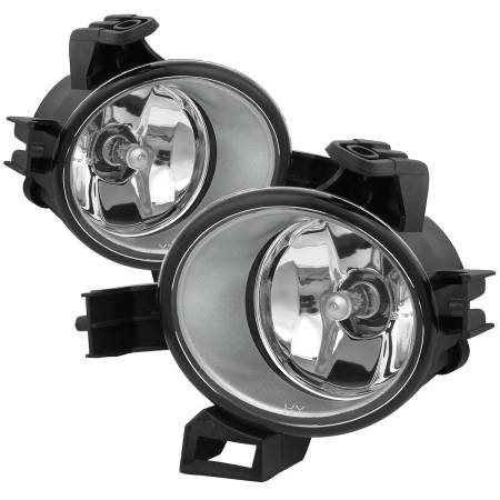 Spec'D Tuning Products - Spec-D 2004-2006 Nissan Quest/Altima H11 Fog Lights Kit (Chrome Housing/Clear Lens)