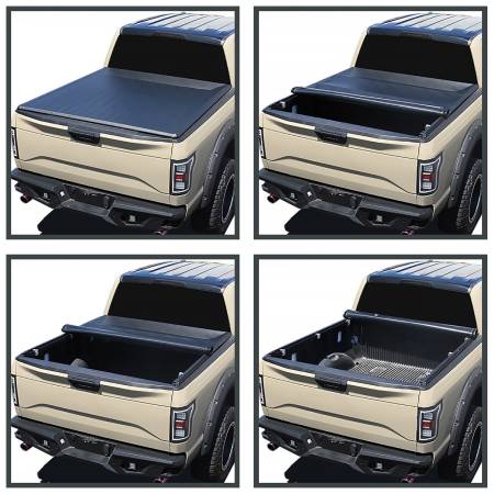 Spec'D Tuning Products - Spec-D 1989-2004 Toyota Tacoma/Pickup 72" Bed Roll Up Vinyl Tonneau Cover