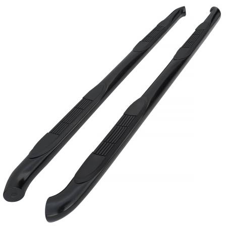 Spec'D Tuning Products - Spec-D 2017-2021 Honda Ridgeline Black Stainless Steel Side Step Nerf Bars