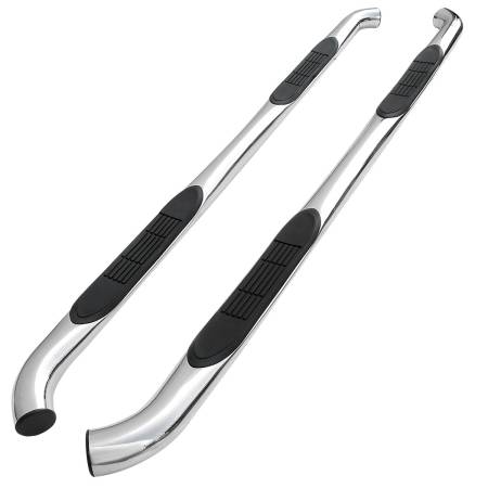 Spec'D Tuning Products - Spec-D 2005-2021 Toyota Tacoma Double Cab Chrome Stainless Steel Side Step Nerf Bars