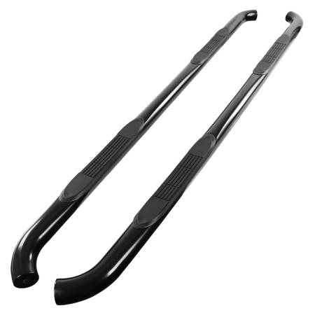 Spec'D Tuning Products - Spec-D 2004-2021 Nissan Titan Crew Cab Black Stainless Steel Side Step Nerf Bars