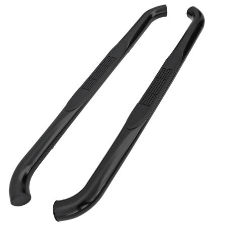 Spec'D Tuning Products - Spec-D 2007-2018 Jeep Wrangler 2DR Black Stainless Steel Side Step Nerf Bars