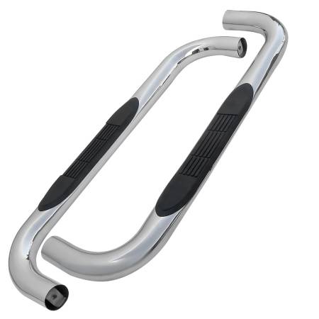 Spec'D Tuning Products - Spec-D 1999-2018 Chevrolet Silverado/GMC Sierra 1500/2500/3500 Regular Cab Chrome Stainless Steel Side Step Nerf Bars