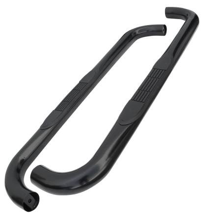 Spec'D Tuning Products - Spec-D 2009-2014 Ford F-150 Regular Cab 3" Black Stainless Steel Side Step Nerf Bars