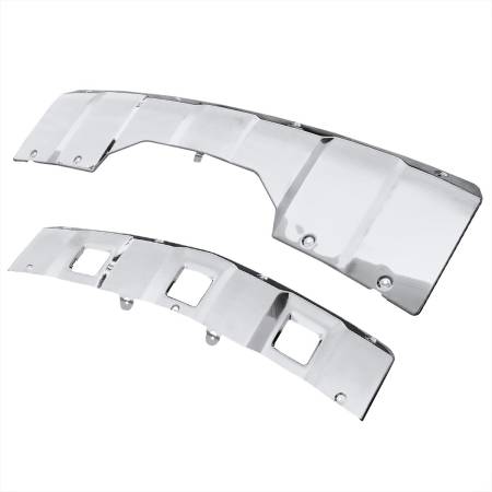 Spec'D Tuning Products - Spec-D 2007-2009 Mercedes Benz X164 GL320/GL350/GL450 Front & Rear Chrome Stainless Steel Skid Plate Kit