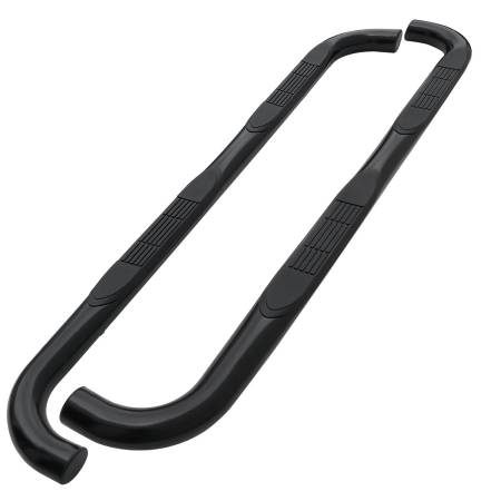 Spec'D Tuning Products - Spec-D 2006-2010 Hummer H3 3" Black Stainless Steel Side Step Nerf Bars