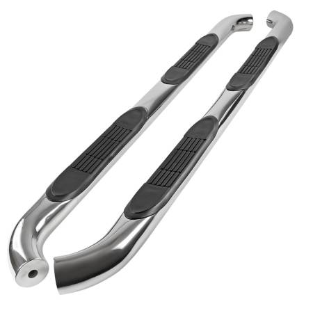 Spec'D Tuning Products - Spec-D 2015-2021 Chevrolet Colorado/GMC Canyon Extended Cab 3" Chome Stainless Steel Side Step Nerf Bars