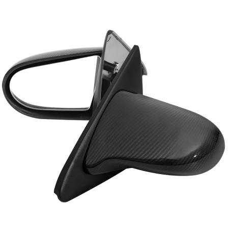 Spec'D Tuning Products - Spec-D 1992-1995 Honda Civic Coupe/Hatchback Carbon Fiber Shell Manual Adjustable Spoon Sport Mirrors