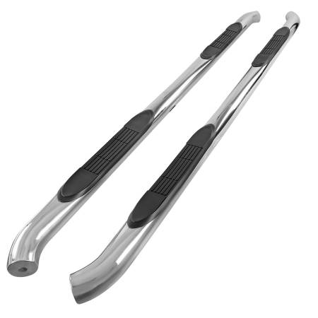Spec'D Tuning Products - Spec-D 2005-2020 Nissan Frontier Crew Cab 3" Chrome Stainless Steel Side Step Nerf Bars