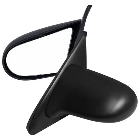 Spec'D Tuning Products - Spec-D 1992-1995 Honda Civic Coupe/Hatchback Black Manual Adjustable Spoon Sport Mirrors