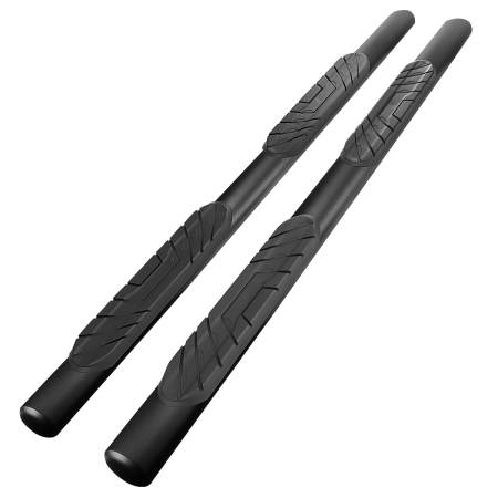 Spec'D Tuning Products - Spec-D 2019-2021 Dodge RAM 1500 Crew Cab 4" Black Stainless Steel Side Step Nerf Bars