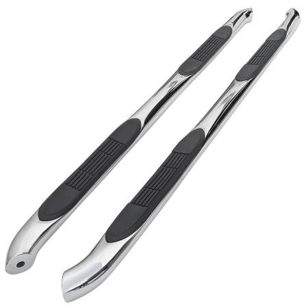Spec'D Tuning Products - Spec-D 2009-2015 Honda Pilot 3" Chrome Stainless Steel Side Step Nerf Bars