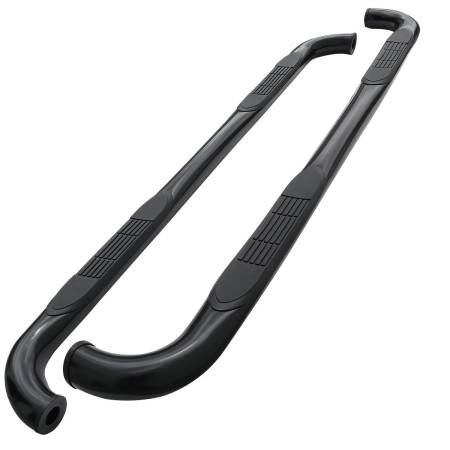 Spec'D Tuning Products - Spec-D 2009-2018 Dodge RAM 1500 / 2010-2021 RAM 2500 3500 4500 5500 Crew Cab 3" Black Stainless Steel Side Step Nerf Bars