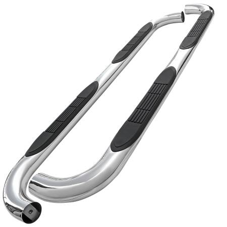 Spec'D Tuning Products - Spec-D 2019-2021 Dodge RAM 1500 Quad Cab 3" Chrome Stainless Steel Side Step Nerf Bars