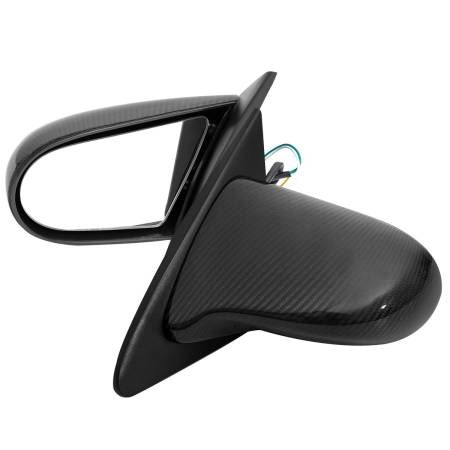 Spec'D Tuning Products - Spec-D 2002-2006 Acura RSX Carbon Fiber Shell Power Spoon Mirrors