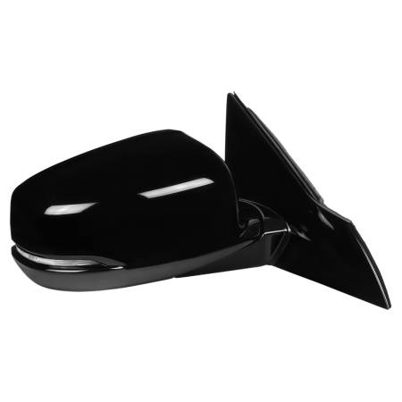 Spec'D Tuning Products - Spec-D 2013-2017 Honda Accord Power Heated/Defrost 7-Pin Glossy Black Side Mirror w/ LED Turn Signal Light - Passenger Side Only