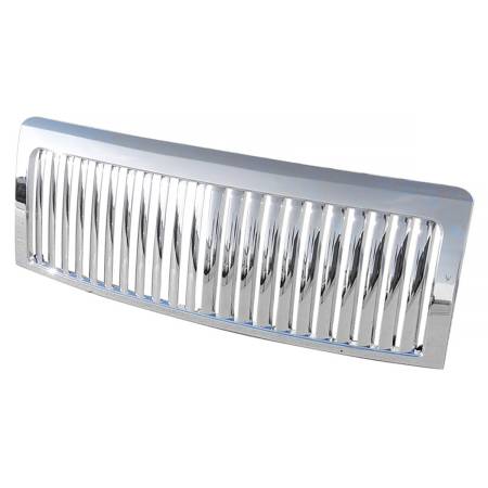 Spec'D Tuning Products - Spec-D 2009-2014 Ford F-150 Chrome ABS Vertical Grille
