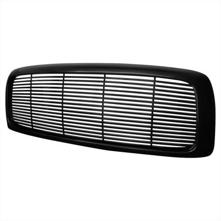 Spec'D Tuning Products - Spec-D 2002-2005 Dodge RAM Glossy Black ABS Billet Style Grille
