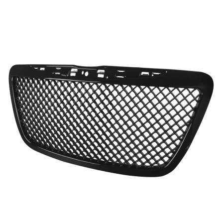 Spec'D Tuning Products - Spec-D 2011-2014 Chrysler 300/300C Glossy Black ABS Mesh Grille