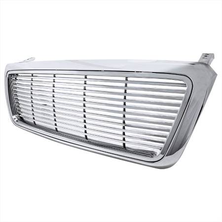 Spec'D Tuning Products - Spec-D 2004-2008 Ford F-150 Chrome ABS Billet Style Front Grille