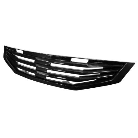 Spec'D Tuning Products - Spec-D 2008-2010 Honda Accord Coupe Black ABS Mu Style Grille
