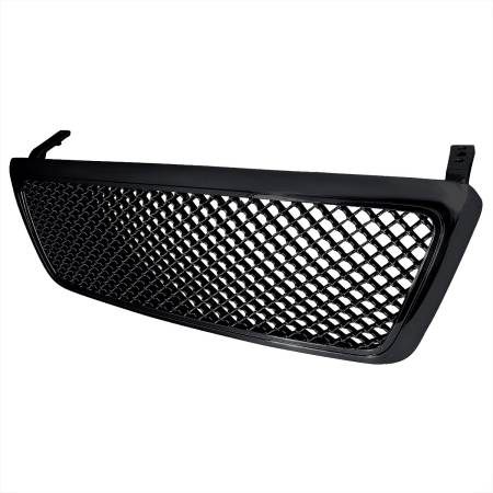 Spec'D Tuning Products - Spec-D 2004-2008 Ford F-150/ 2006-2008 Lincoln Mark LT Black ABS Mesh Grille