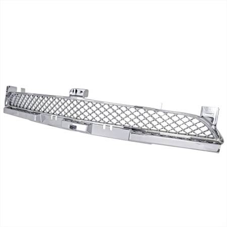 Spec'D Tuning Products - Spec-D 2011-2014 Dodge Charger Chrome ABS Front Lower Mesh Grille