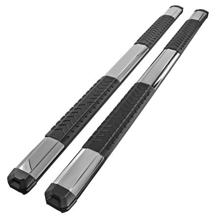 Spec'D Tuning Products - Spec-D 2009-2018 Dodge RAM 1500 / 2010-2021 RAM 2500 3500 4500 5500 Crew Cab Aluminum Side Step Bars