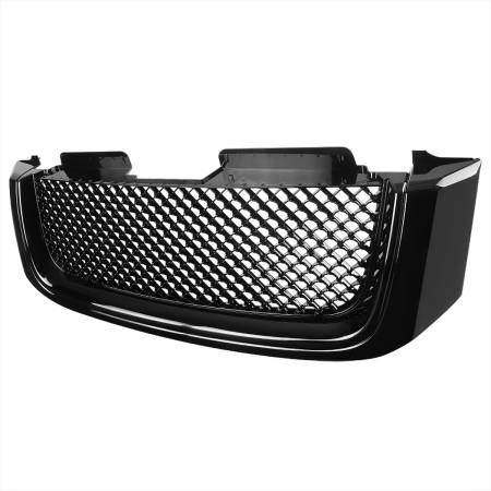 Spec'D Tuning Products - Spec-D 2002-2007 GMC Envoy Glossy Black ABS Mesh Grille