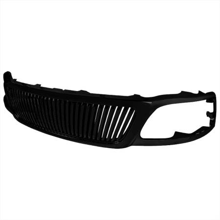 Spec'D Tuning Products - Spec-D 1999-2004 Ford F-150/Expedition Black ABS Vertical Grille