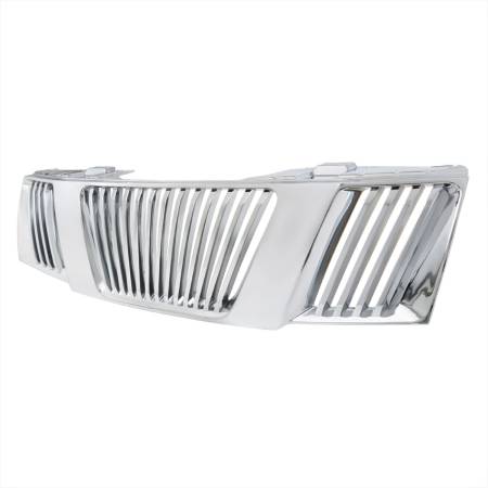 Spec'D Tuning Products - Spec-D 2005-2008 Nissan Frontier/Pathfinder Chrome Vertical Grille