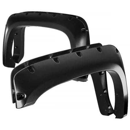 Spec'D Tuning Products - Spec-D 2007-2013 Chevrolet Silverado 1500/2500HD/3500HD Smooth Rivet Style Fender Flares