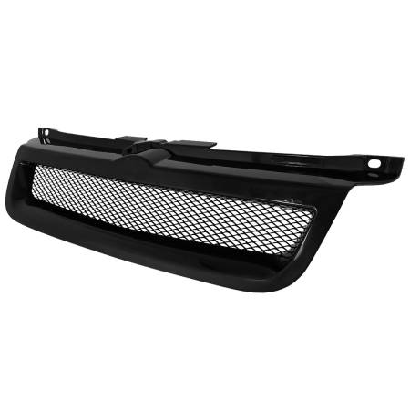 Spec'D Tuning Products - Spec-D 1999-2004 Volkswagen Jetta Black ABS Grille w/ Aluminum Mesh