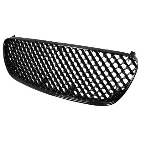 Spec'D Tuning Products - Spec-D 2002-2003 Nissan Maxima Glossy Black ABS Mesh Grille
