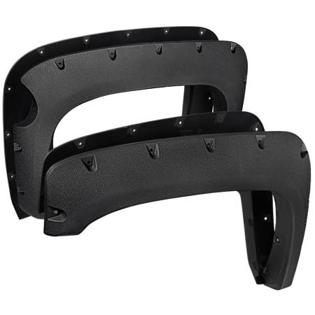 Spec'D Tuning Products - Spec-D 2007-2013 Chevrolet Silverado 1500 Fleetside 69.3" Bed Textured Factory OE Style Fender Flares